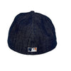 NY Giants 54 WS New Era 59FIFTY Denim Fitted Hat Gray Bottom