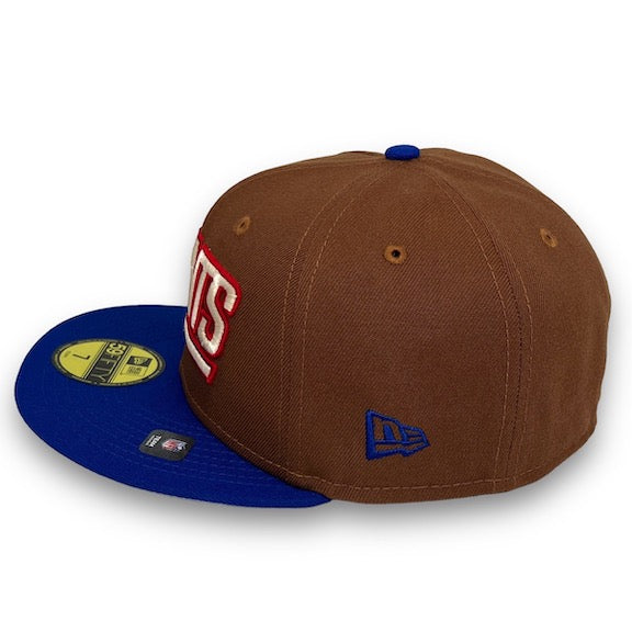 New York NY Giants NFL JERSEY-BASIC Royal-Red Fitted Hat