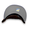 NY Giants 75th Anni. 59FIFTY New Era Brown & Blue Fitted Hat