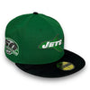 NY Jets 50 59FIFTY New Era Green & Black Camo Hat