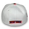 NY Knicks 2 59FIFTY New Era White & Blue Hat