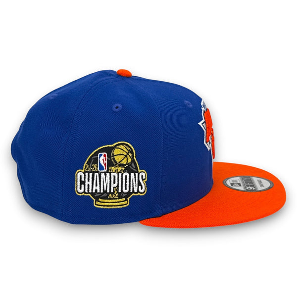 NY Knicks 26 Champs 9FIFTY Blue & Orange Snapback Hat