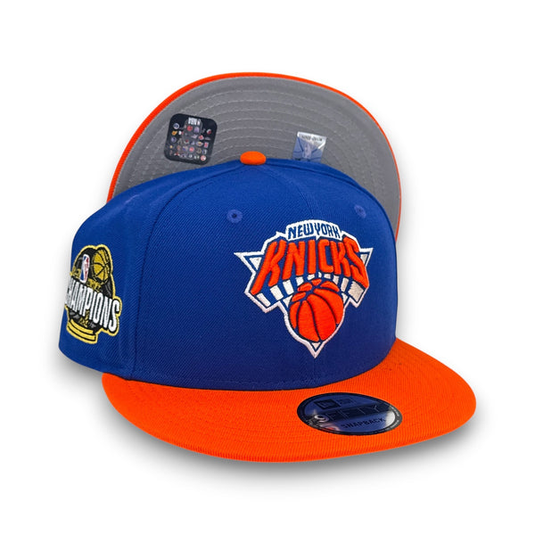 NY Knicks 26 Champs 9FIFTY Blue & Orange Snapback Hat