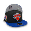 NY Knicks 26 Champs 9FIFTY Black & Blue Snapback Hat