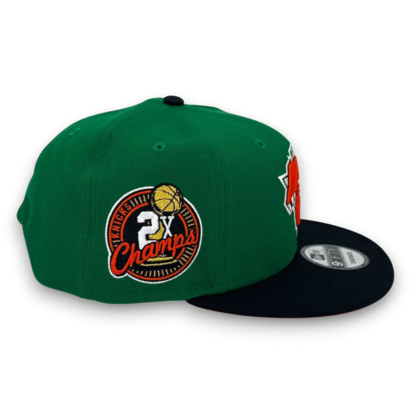 NY Knicks New Era 9FIFTY Green Snapback Hat