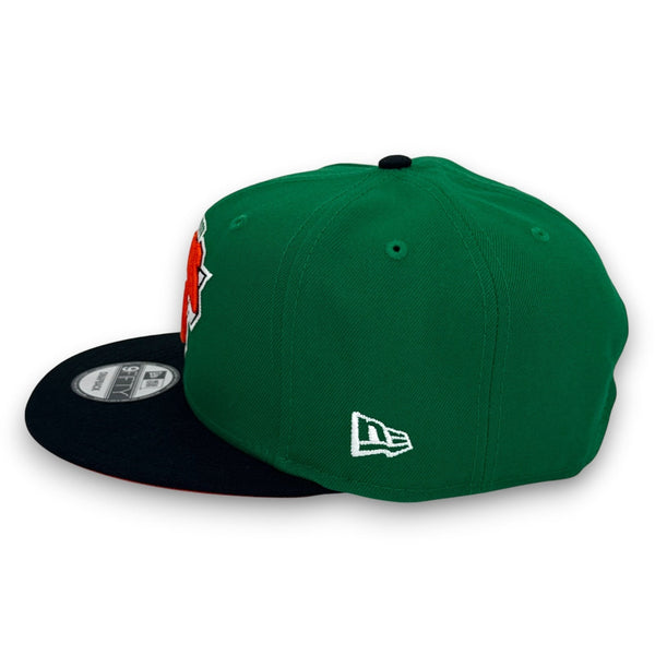 NY Knicks New Era 9FIFTY Green Snapback Hat