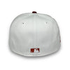 NY Mets 40th 59FIFTY New Era White & H Red Hat