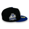 NY Mets 40th Anniversary 59FIFTY Black & Blue Hat