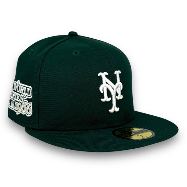 NY Mets 86 WS 59FIFTY New Era Dk Green Hat