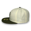 NY Mets Basic 59FIFTY New Era Chrome & Olive Green Hat