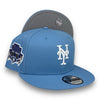 NY Mets Final Season 9FIFTY New Era Sky Blue Snapback Hat