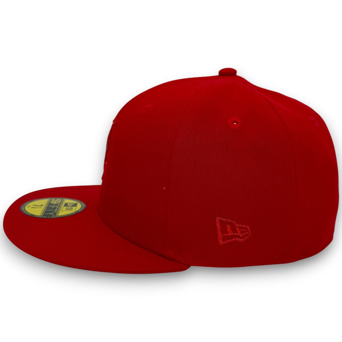 NY Mets Metallic 25th 59FIFTY New Era Red Hat