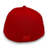 NY Mets Metallic 25th 59FIFTY New Era Red Hat