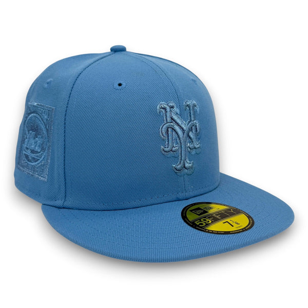 NY Mets Metallic 25th 59FIFTY New Era Sky Blue Hat