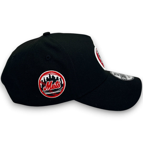 NY Mets New Era 9FORTY AF Black Snapback Hat