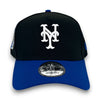 NY Mets SS New Era 9FORTY AF Black Snapback Hat