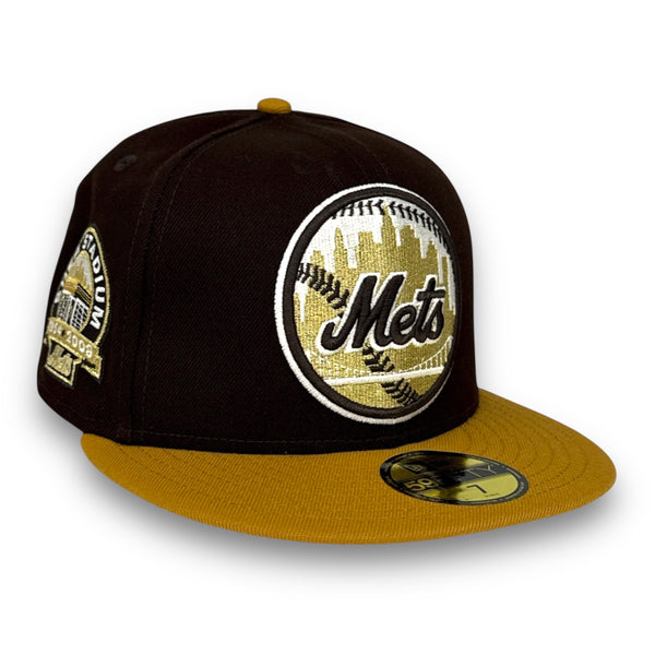 NY Mets Stadium 59FIFTY New Era Brown & Tan Hat