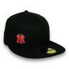 NY Yankees Canvas Basic+ 59FIFTY New Era Black Hat