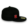 NY Yankees Canvas Basic+ 59FIFTY New Era Black Hat