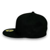 NY Yankees Canvas Basic+ 59FIFTY New Era Black Hat