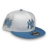 NY Yankees 00SS 9FIFTY New Era White Snapback Hat