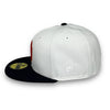 🇺🇸 NY Yankees 00 WS 59FIFTY New Era White & Navy Hat