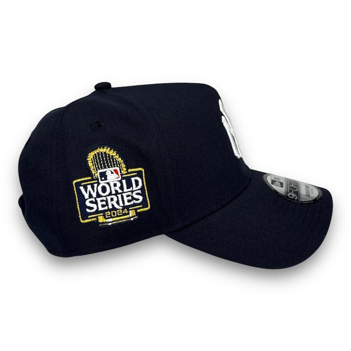 NY Yankees 24 WS New Era 9FORTY AF Navy Snapback Hat