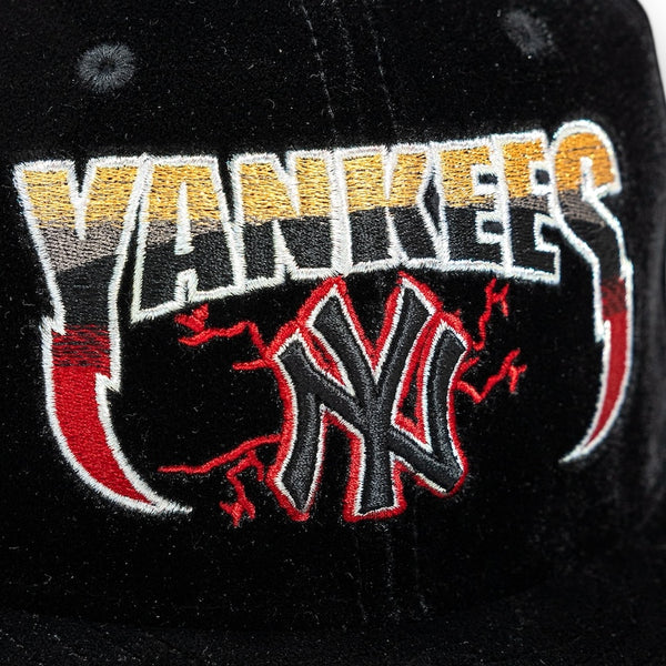 NY Yankees 25th 59FIFTY New Era Black Velvet Hat