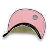 NY Yankees 42ASG 59FIFTY New Era Off White & Black Hat Pink UV