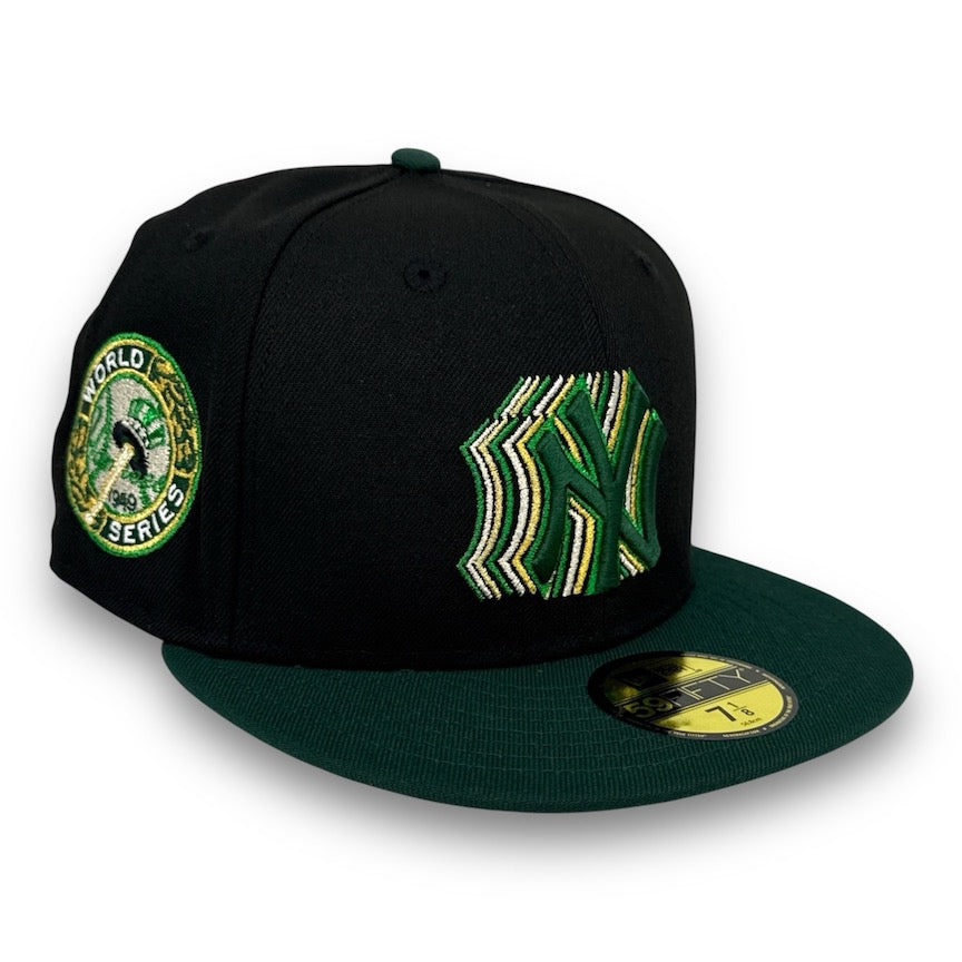 NY Yankees 49WS 59FIFTY Fitted Black & Green Hat