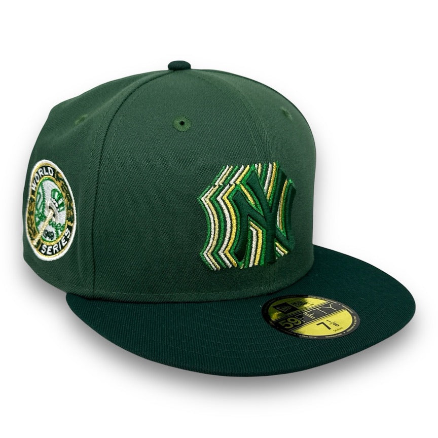 NY Yankees 49WS 59FIFTY Fitted Green & DK Green Hat