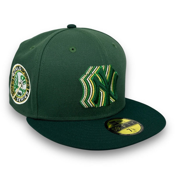 NY Yankees 49WS 59FIFTY Fitted Green & DK Green Hat