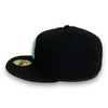NY Yankees 75 59FIFTY Fitted Black Hat Mint UV