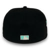 NY Yankees 75 59FIFTY Fitted Black Hat Mint UV