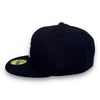 NY Yankees 75 59FIFTY Fitted Navy Hat Red UV