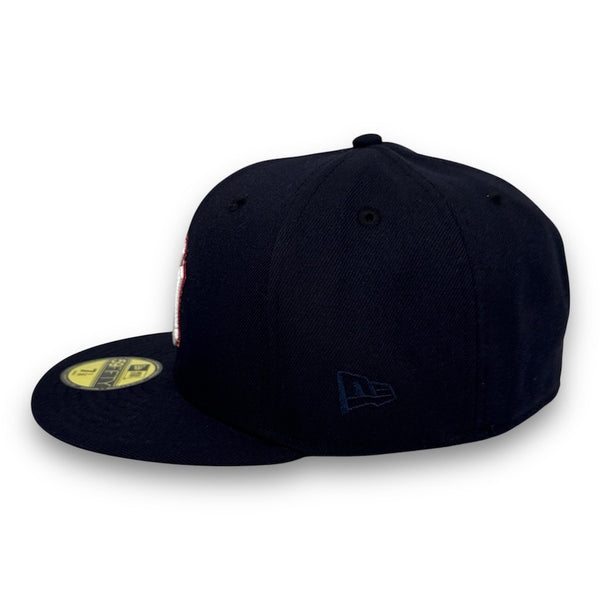 NY Yankees 75 59FIFTY Fitted Navy Hat Red UV