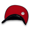 NY Yankees 75 59FIFTY Fitted Navy Hat Red UV