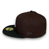 NY Yankees 75 59FIFTY New Era Dk Brown & Black Hat