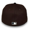 NY Yankees 75 59FIFTY New Era Dk Brown & Black Hat