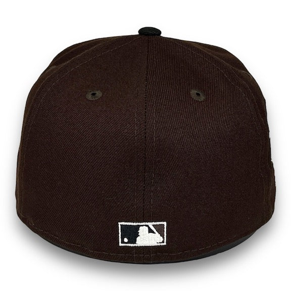 NY Yankees 75 59FIFTY New Era Dk Brown & Black Hat
