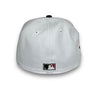 NY Yankees 75 59FIFTY New Era White & Black Hat Red UV