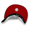 NY Yankees 75 59FIFTY New Era White & Black Hat Red UV