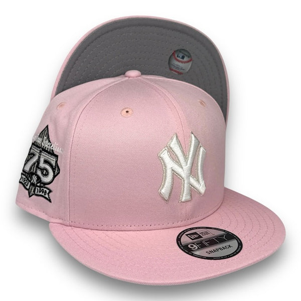 NY Yankees 75 9FIFTY New Era Pink Snapback Hat