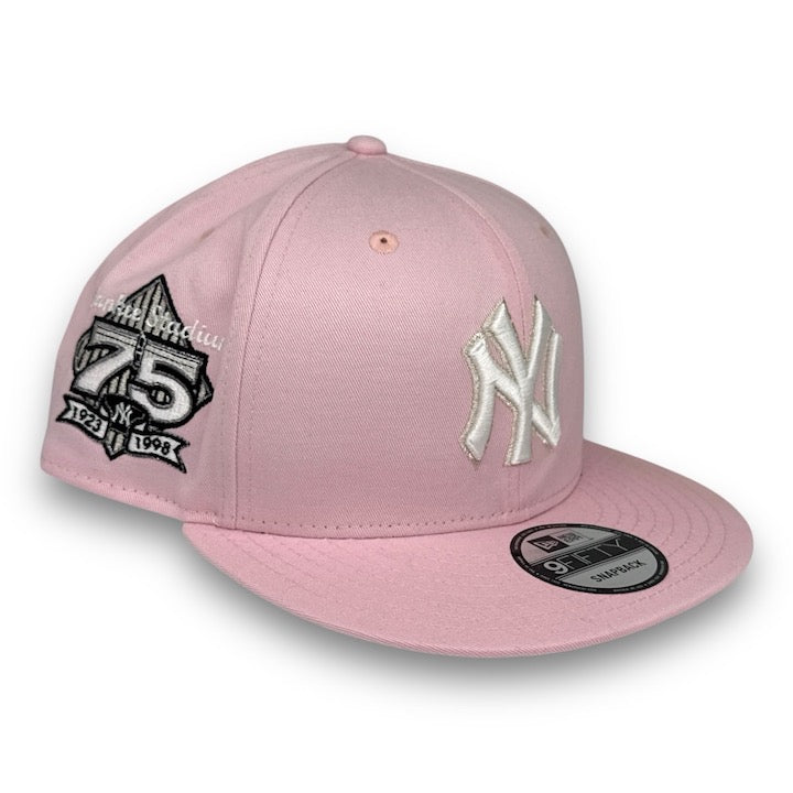 NY Yankees 75 9FIFTY New Era Pink Snapback Hat