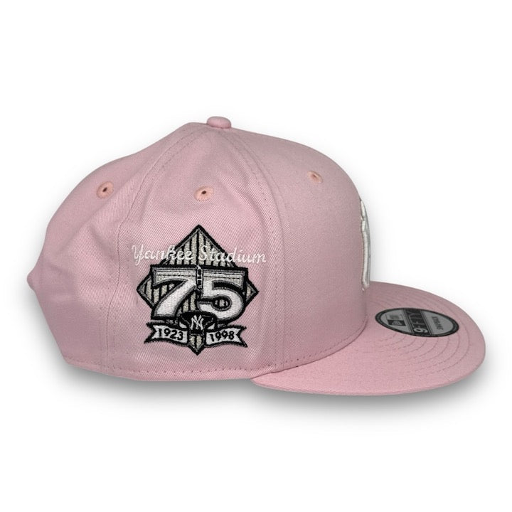 NY Yankees 75 9FIFTY New Era Pink Snapback Hat