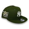 NY Yankees 75 9FIFTY New Era Riffle Green Snapback Hat