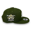 NY Yankees 75 9FIFTY New Era Riffle Green Snapback Hat