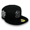 NY Yankees 75th 59FIFTY New Era Black Hat Snow Grey UV