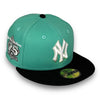 NY Yankees 75th 59FIFTY New Era Mint & Black Hat