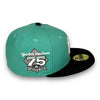 NY Yankees 75th 59FIFTY New Era Mint & Black Hat